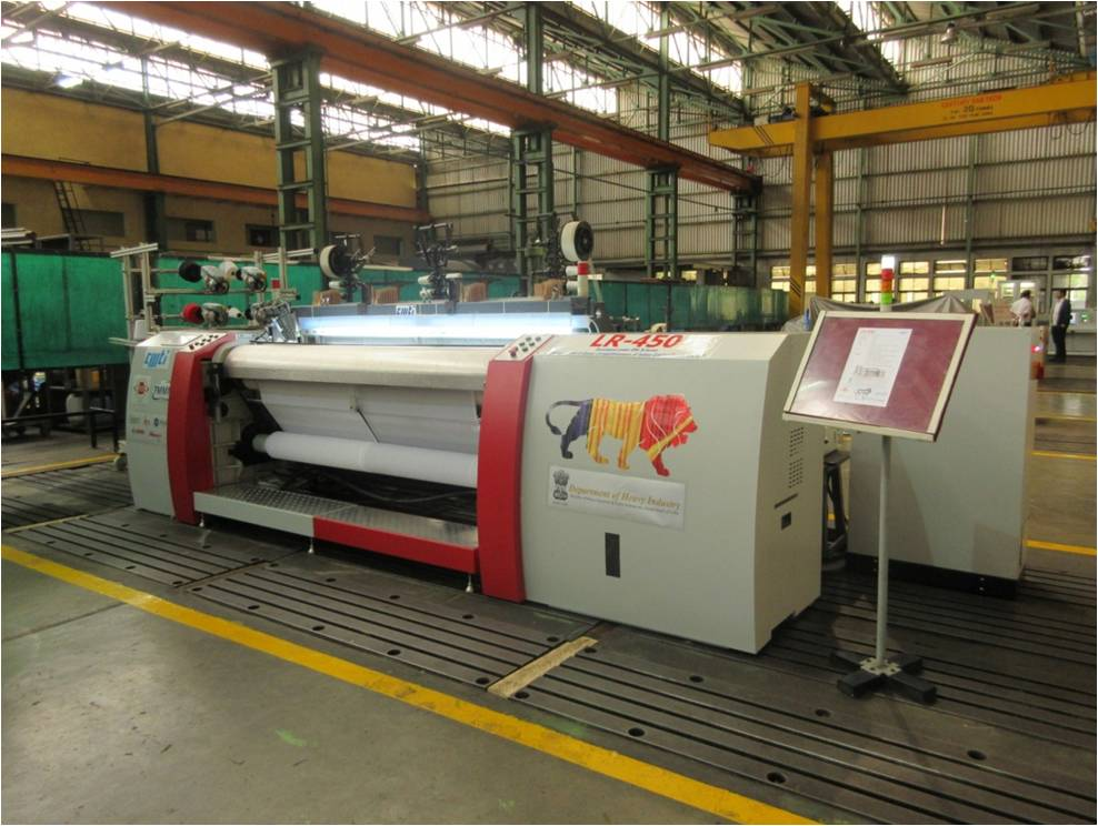 Shuttle less rapiers looms of 450 RPM developed by Centre of Excellence at CMTI, Bengaluru
